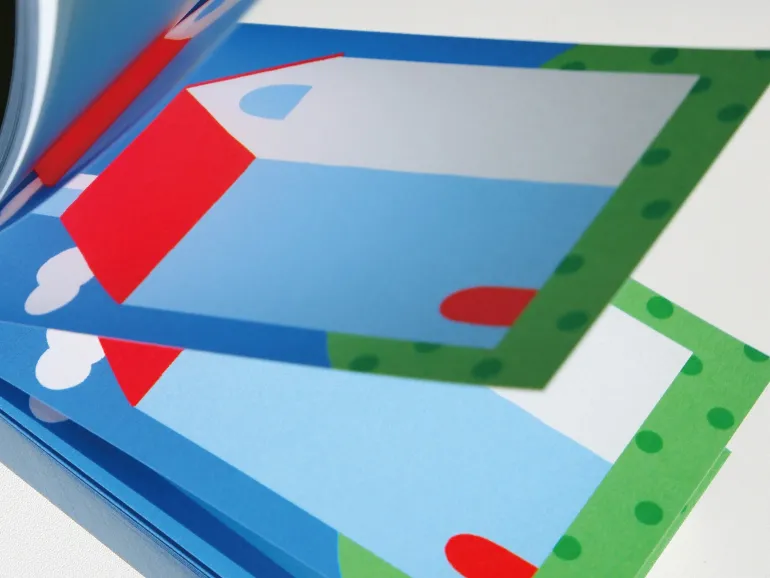 Mini bloc notes maison toit rouge - Fruit fries Design Lab