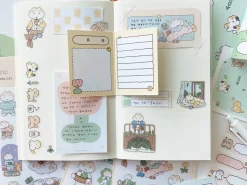 Mini bloc-notes fleur