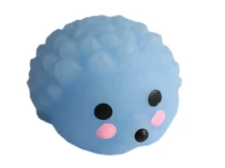 Mini squishy hérisson bleu - anti-stress