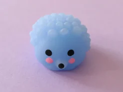 Mini squishy hérisson bleu - anti-stress
