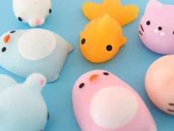 Mini squishy pingouin rose - anti-stress