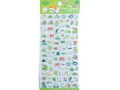 Mini stickers épais coréens - chat pomme