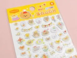 Mini stickers épais coréens - patte de chat