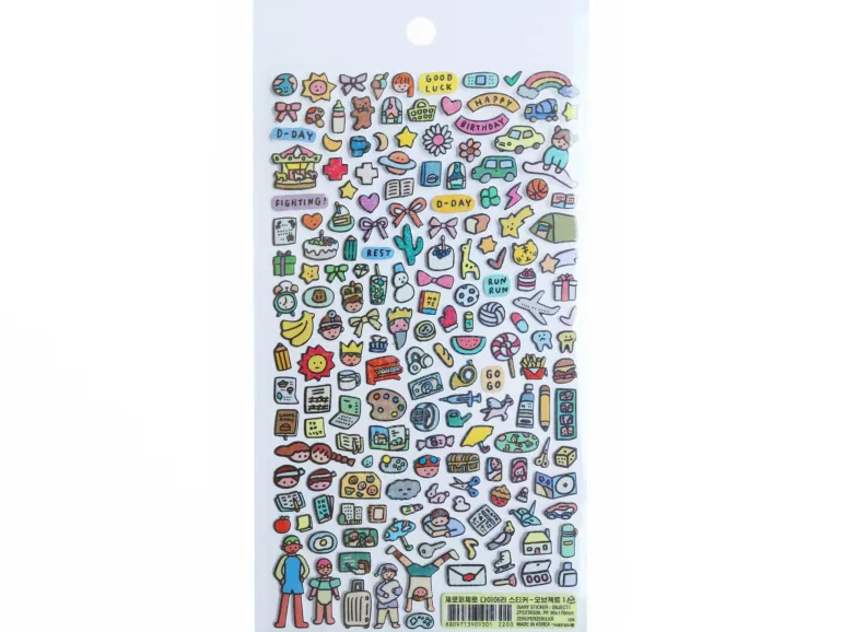 Mini stickers pour planner - zero per zero