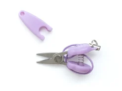 Mini-ciseaux avec dragonne, violet