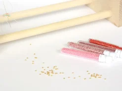Miyuki Delicas 11/0 - Cranberry lined lustercrystal 280