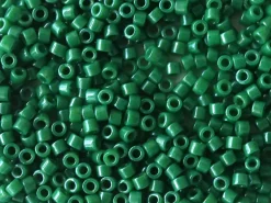 Miyuki Delicas 11/0 - Opaque dyed green DB-656