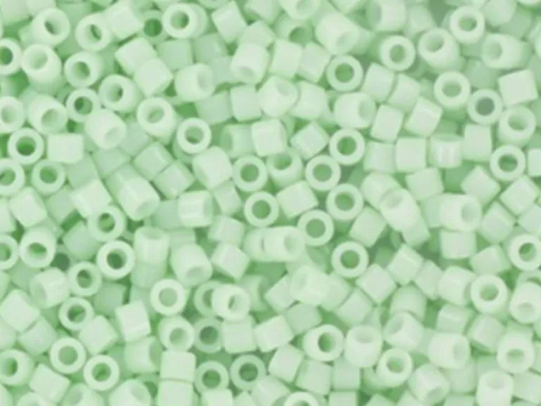 Miyuki Delicas 11/0 - Opaque light mint 1496