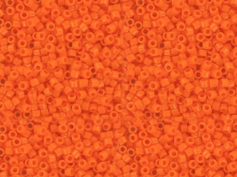 Miyuki Delicas 11/0 - Opaque mandarin 1133