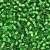 Miyuki Delicas 11/0 - Silverlined green DB-46