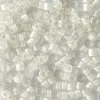 Miyuki Delicas 11/0 - White lined ab crystal DB-66