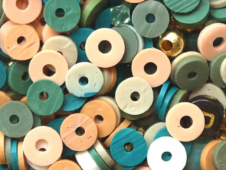 Mélange de perles heishi et de breloques - Mandalay