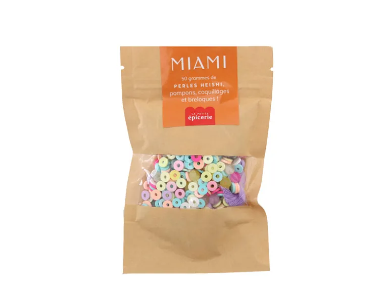 Mélange de perles heishi et de breloques - Miami