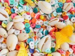 Mélange de perles heishi et de breloques - Miami