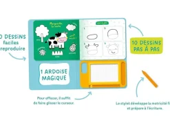 Mon ardoise magique Les animaux pour Dessiner pas à pas