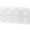 Moule en silicone - Bague géométrique - 14,5 x 6,4 cm