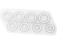 Moule en silicone - Bague géométrique - 14,5 x 6,4 cm