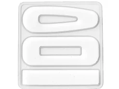 Moule en silicone - barrettes tendances