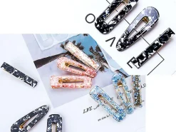 Moule en silicone - barrettes tendances