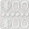 Moule en silicone - Formes ovales bijoux