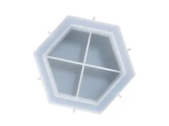 Moule en silicone - Petite coupelle hexagonale - 13,1 x 11,6 cm