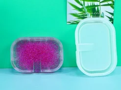 Moule en silicone - Porte-savon ovale - 12 x 8,5 cm
