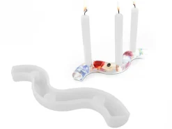 Moule en silicone - Support pour 3 bougies