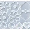 Moule en silicone pour bijoux - Forme fleurs