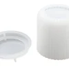 Moule silicone - Boîte striée et couvercle - 8 cm