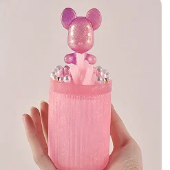 Moule silicone - Boîte striée et couvercle - 8 cm