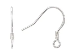 Paire de boucles d'oreilles crochet - Argent 925