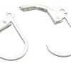 Paire de boucles d'oreilles dormeuses - argent 925