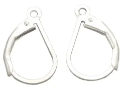 Paire de boucles d'oreilles dormeuses - argent 925