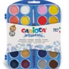 Palette d'aquarelle - 24 couleurs - Carioca