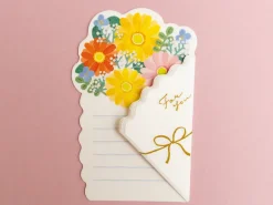 Papier à lettres bouquet de fleurs