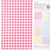 Papier design motif vichy