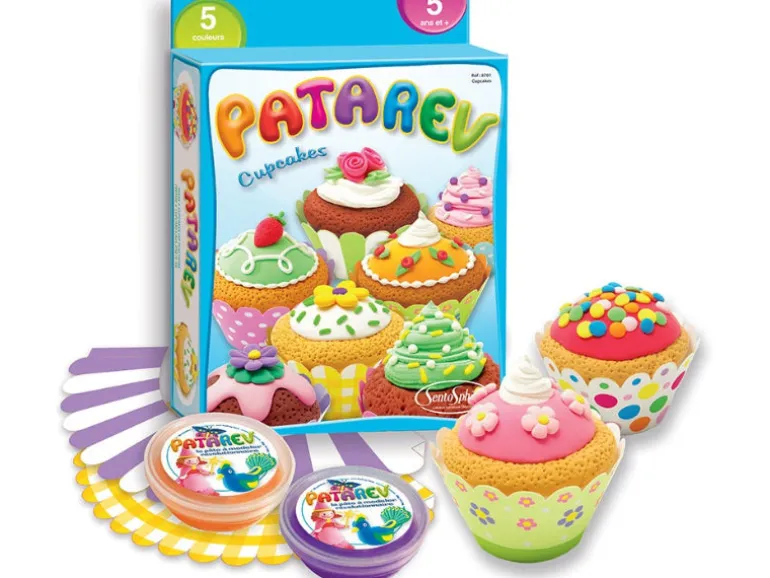 Pate à modeler Patarev - blister - cupcakes
