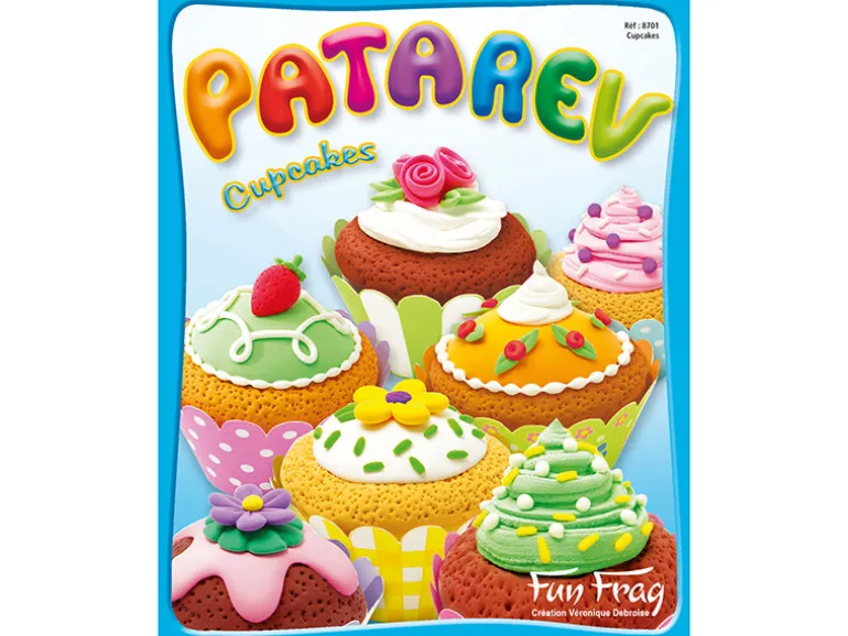 Pate à modeler Patarev - blister - cupcakes