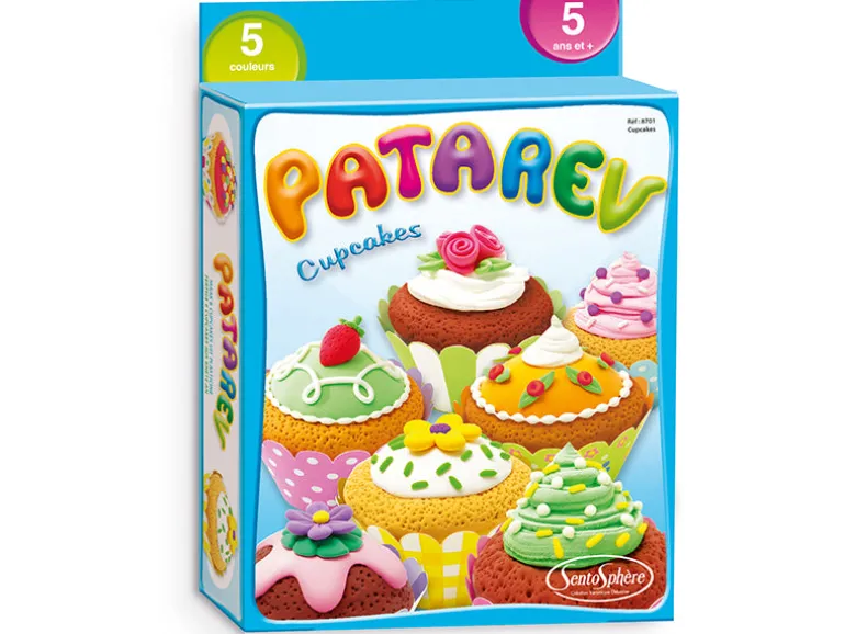 Pate à modeler Patarev - blister - cupcakes