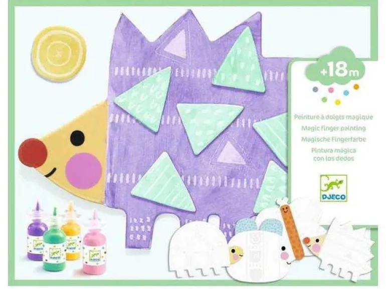 Peinture à doigts magique - Petites formes - Djeco