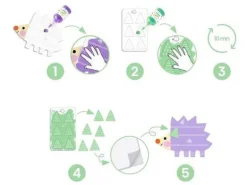 Peinture à doigts magique - Petites formes - Djeco