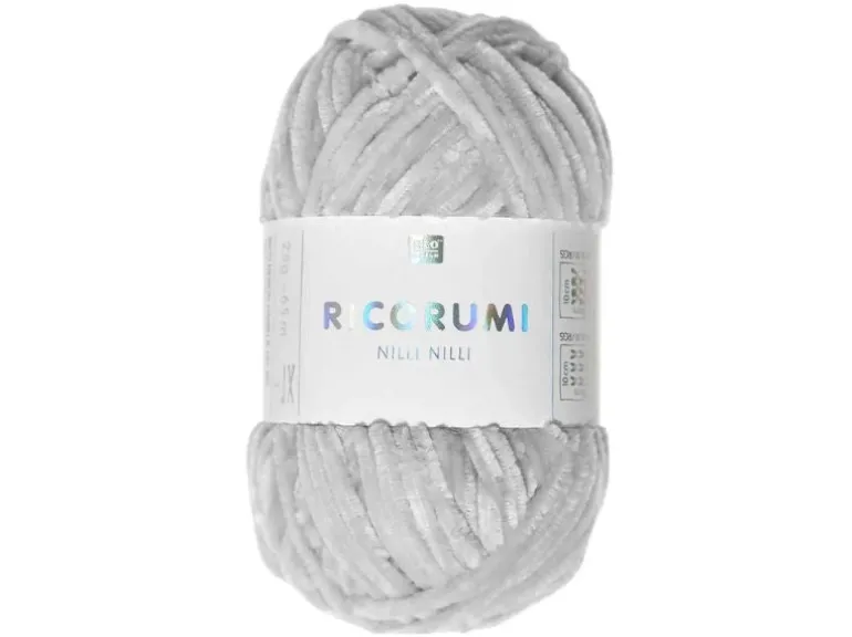 Pelote Nilli Nilli Ricorumi 25g - Gris Argent 025