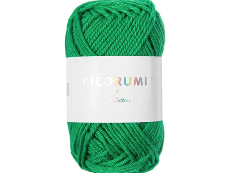Pelote Ricorumi coton DK - Vert (49)