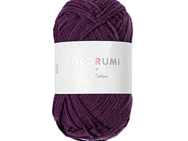 Pelote Ricorumi coton DK - Lilas (20)