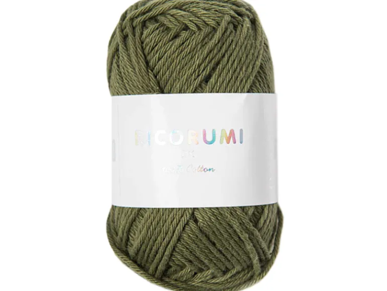 Pelote Ricorumi coton DK - Olive (48)