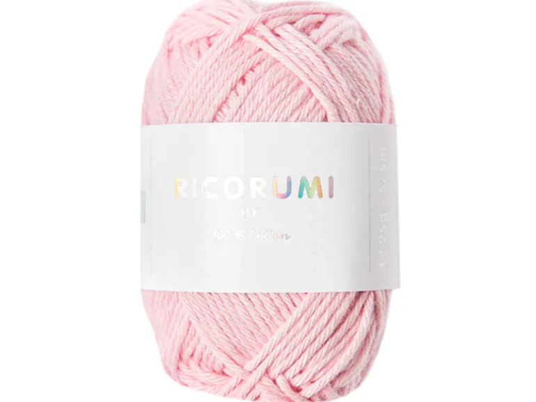 Pelote Ricorumi coton DK - Rose (11)
