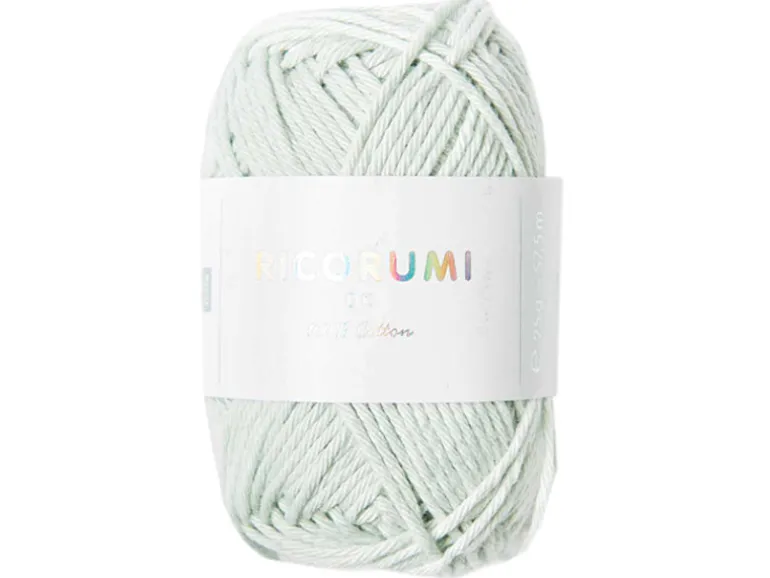 Pelote Ricorumi coton DK - Vert glace (37)
