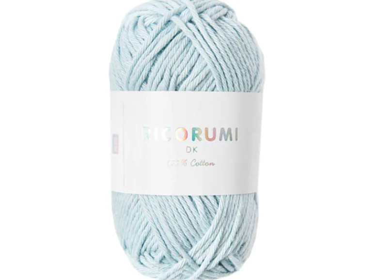 Pelote Ricorumi coton DK - Bleu clair (33)