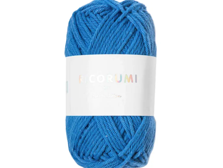 Pelote Ricorumi coton DK - Bleu (32)