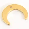 Pendentif lune - doré à l'or fin
